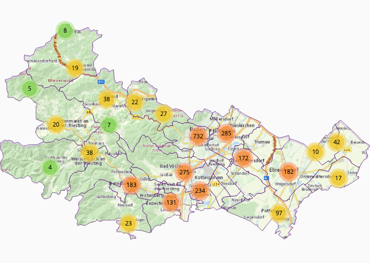 Dienstleistungen in Baden