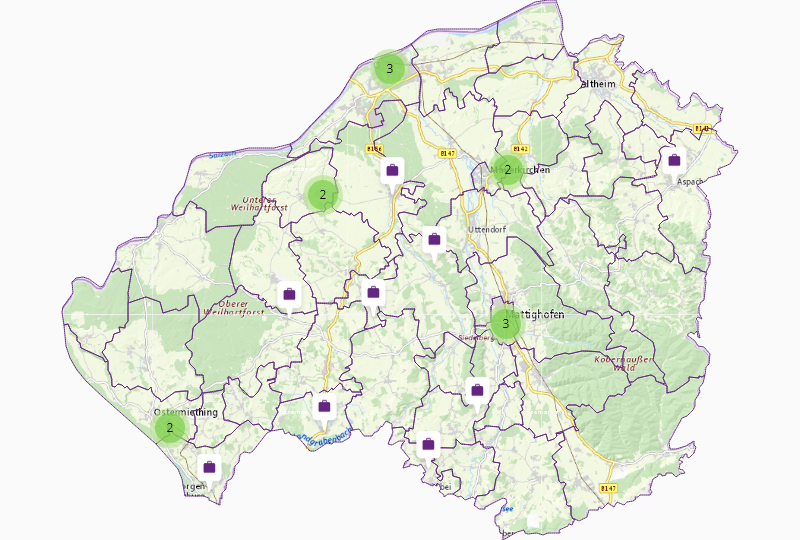 Bus transportation in Braunau on the Inn