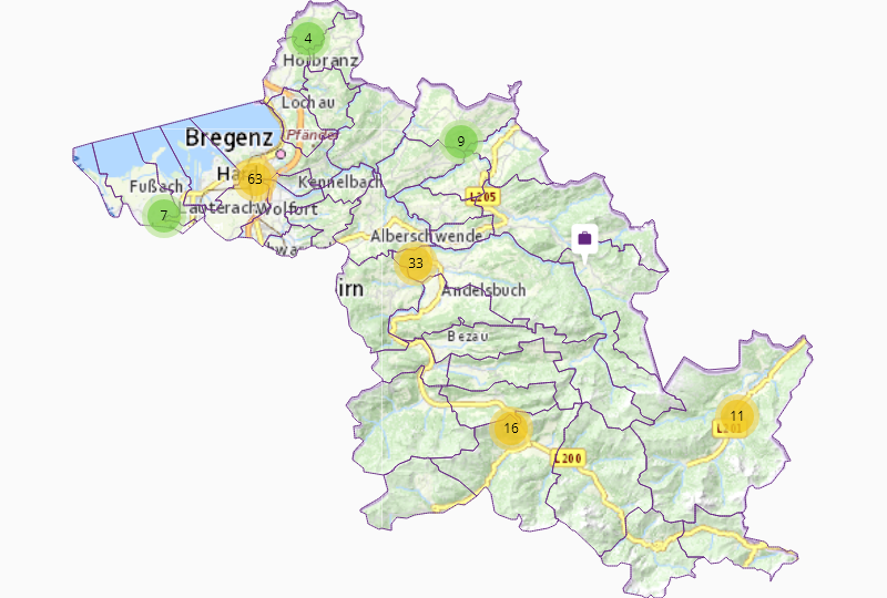 Underground construction in Bregenz