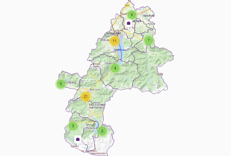 Deichgräberei in Gmunden