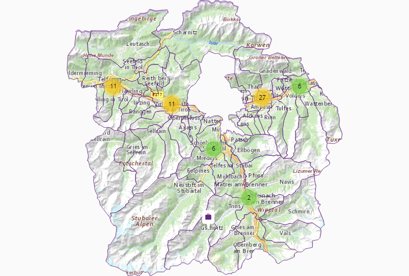 Sports clubs in Innsbruck-Country