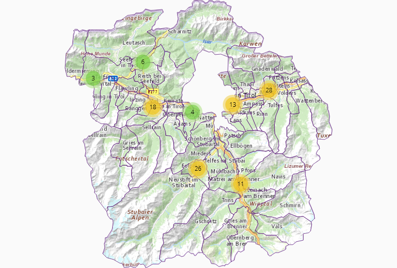 Schlösser in Innsbruck-Land