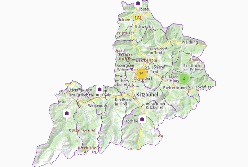 Planende Baumeister in Kitzbühel