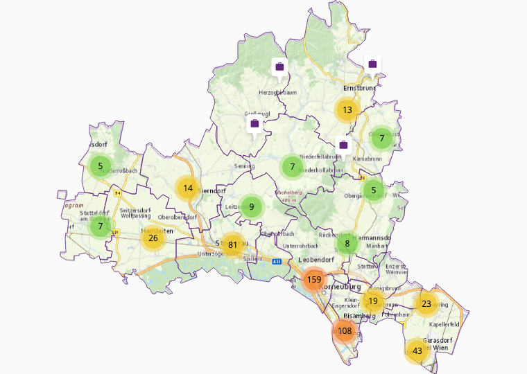 Information & communication in Korneuburg