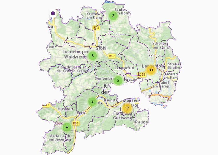 Health care & welfare in Krems (Land)