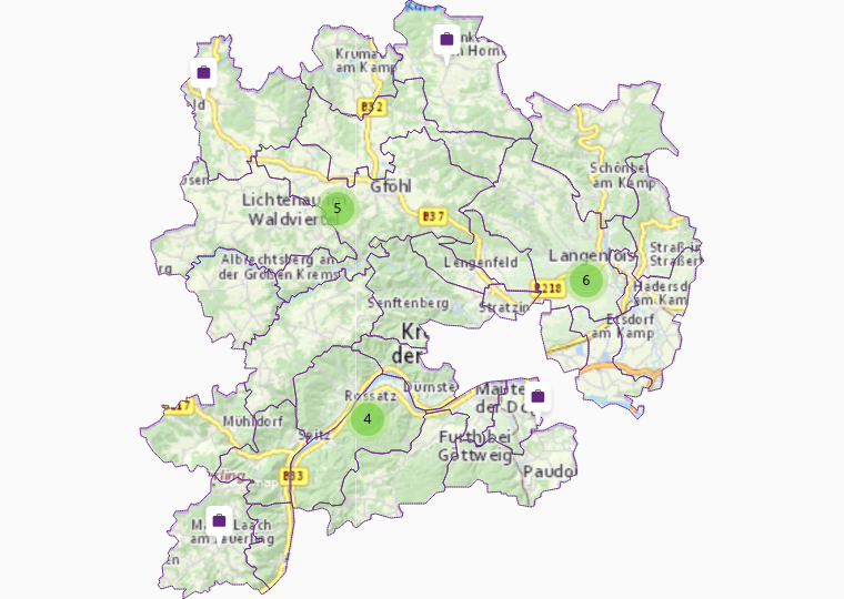 Infrastructure in Krems (Land)