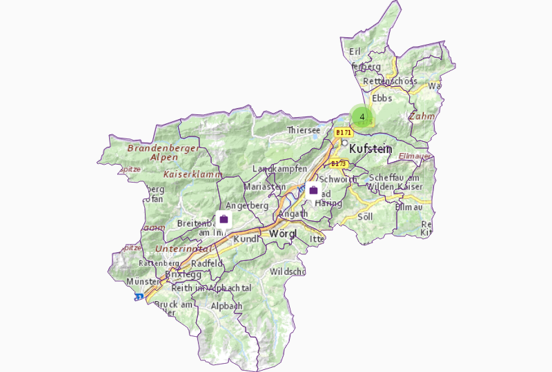 Management of rights in Kufstein