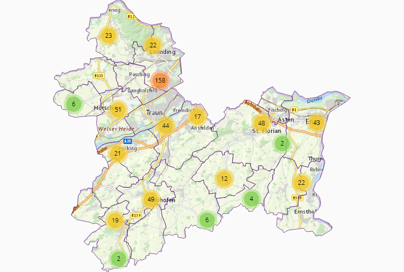 Personal services in Linz-Land