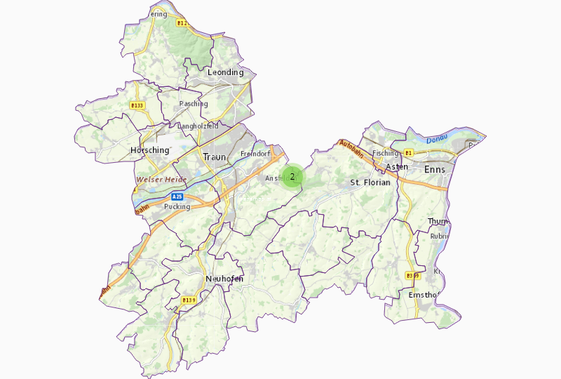 Machinery ring in Linz-Land