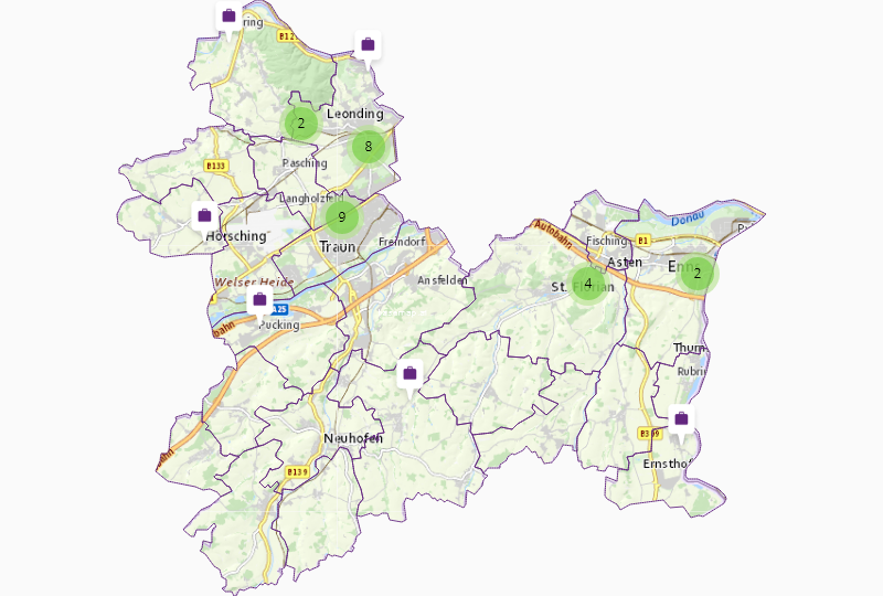 Ankündigungsunternehmen in Linz-Land