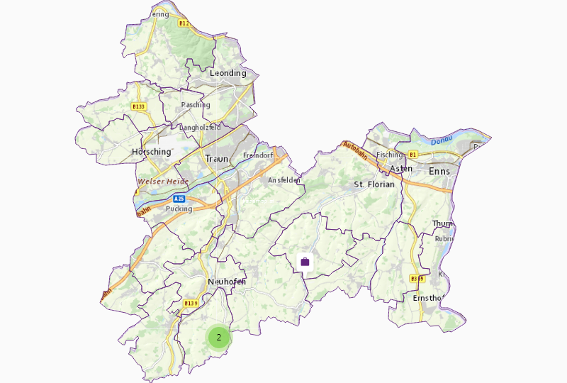 Schweinezucht in Linz-Land
