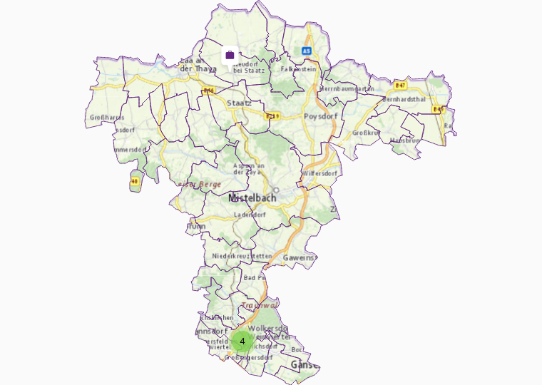 Landline network in Mistelbach