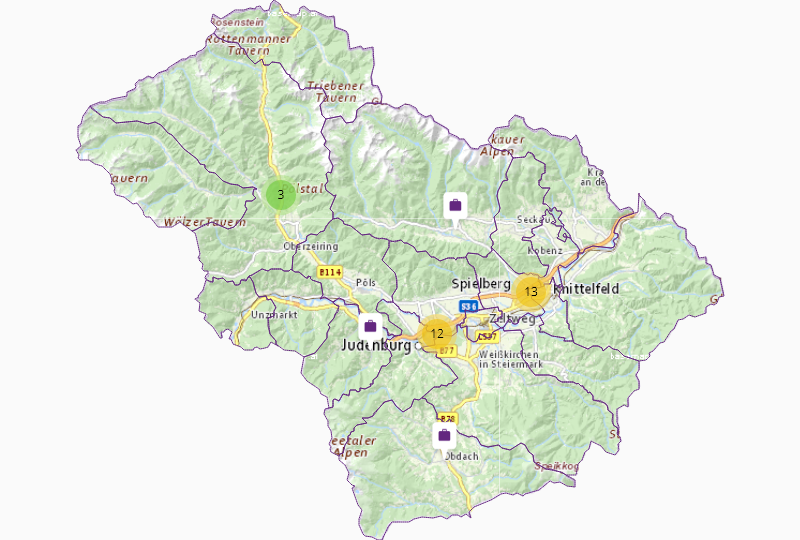 Buffets & Imbißstuben in Murtal