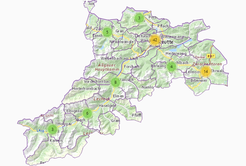 Information & communication in Reutte