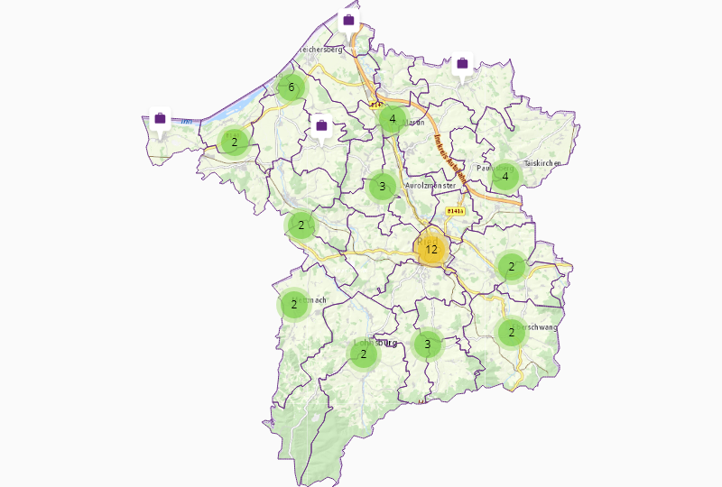 Financial institutions in Ried in the Innkreis