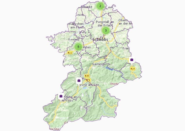 Infrastruktur in Scheibbs