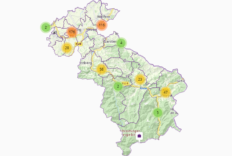 Retail goods in Steyr-Land