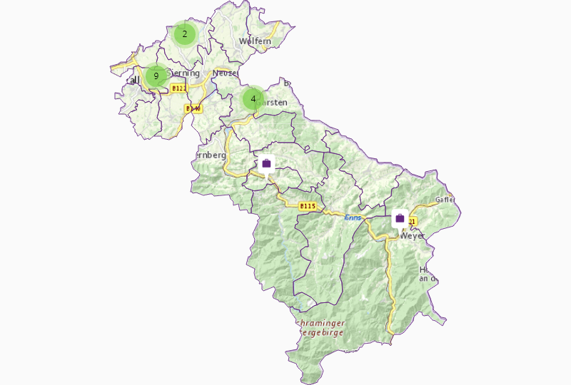 Papier / Vervielfältigung in Steyr-Land