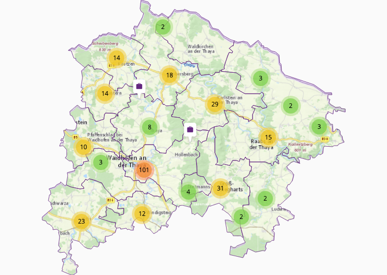 Services in Waidhofen on the Thaya