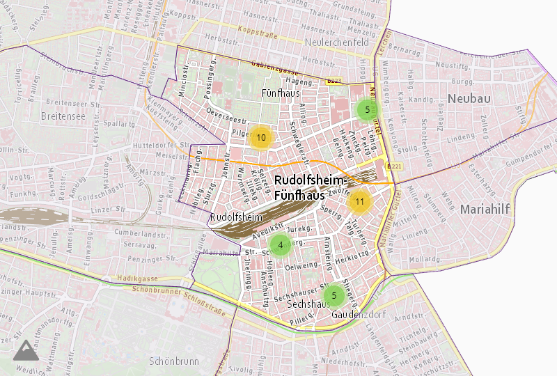 Glücksspiel, Wetten in Wien 15.,Rudolfsheim-Fünfhaus