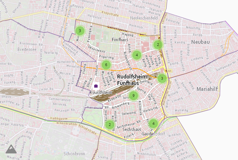 Papier / Vervielfältigung in Wien 15.,Rudolfsheim-Fünfhaus