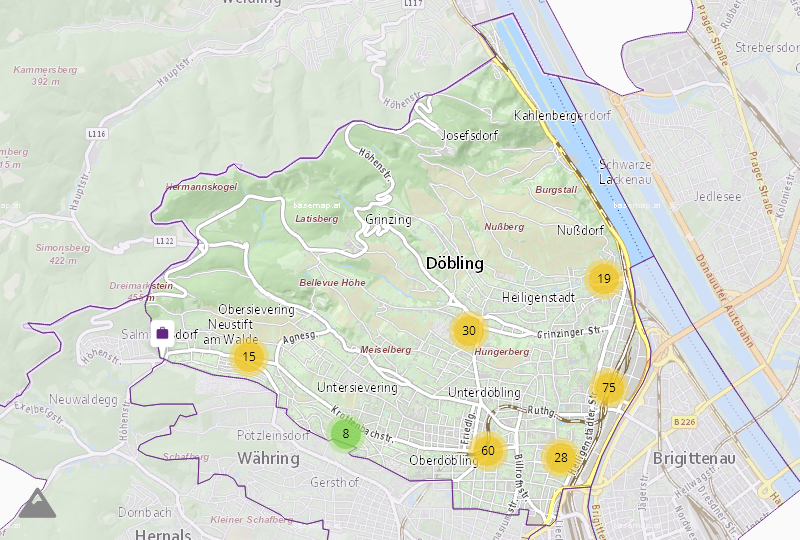 Holdings & participations in Wien 19.,Döbling