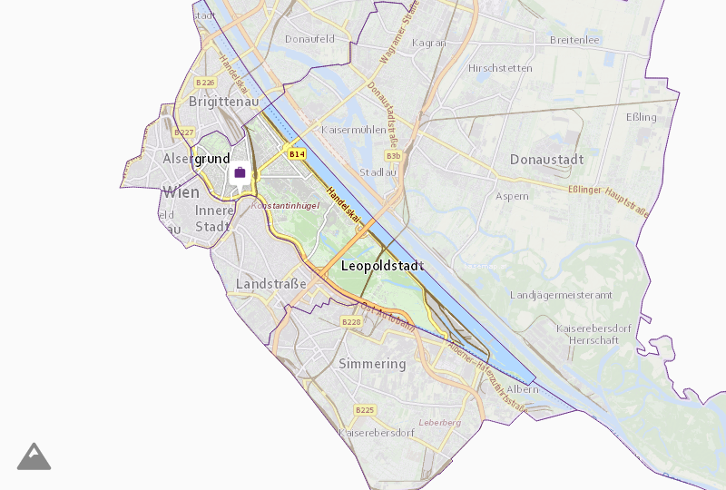 TO f. land surveying in Wien  2.,Leopoldstadt