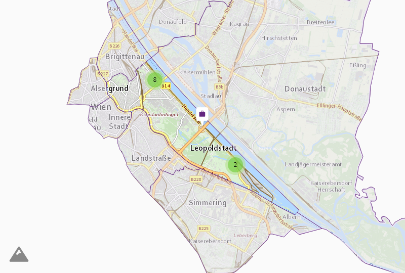 Пассажирское судоходство в Wien  2.,Leopoldstadt