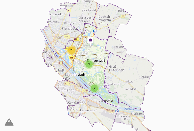 Автозаправочные станции в Wien 22.,Donaustadt