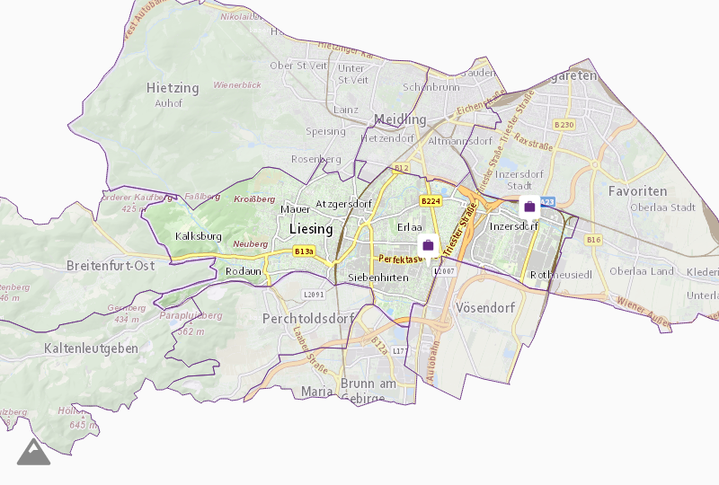 Технический отдел геодезической съемки в Wien 23.,Liesing