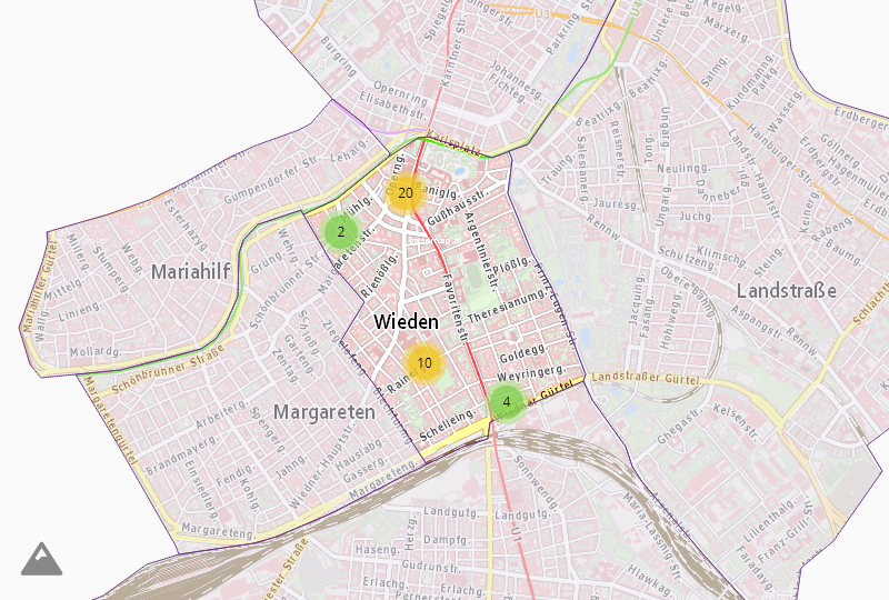 Buffets & snack bars in Wien  4.,Wieden