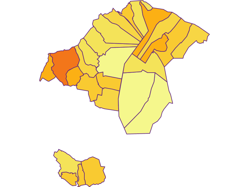 Population Density | Lake Neusiedl wine growing region