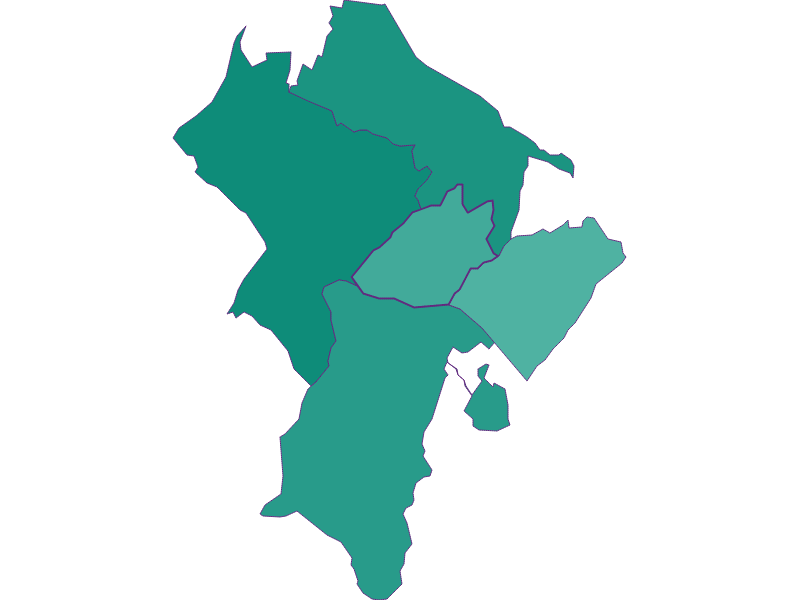 Population development since 1869 in Göfis