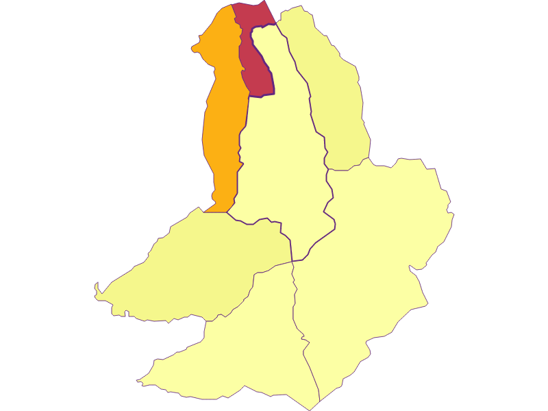 Population density in Wattenberg