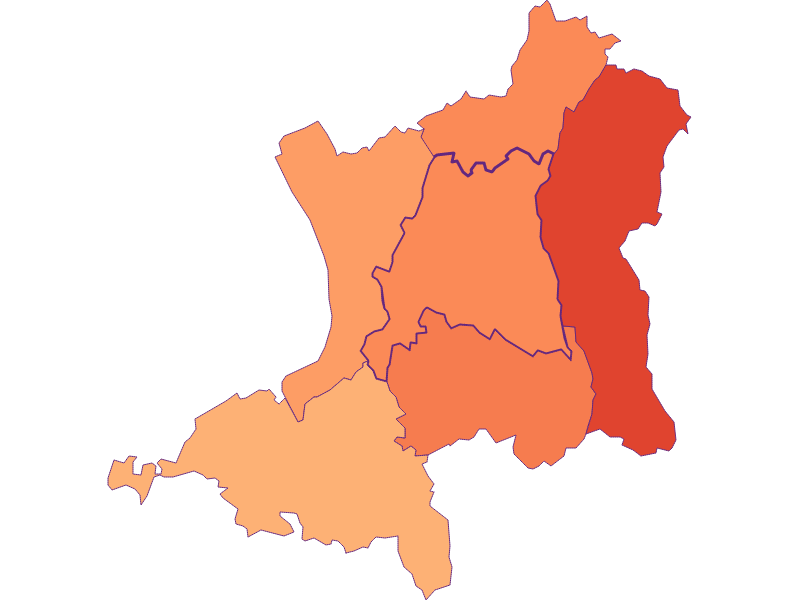 Household size in Heiligenkreuz am Waasen