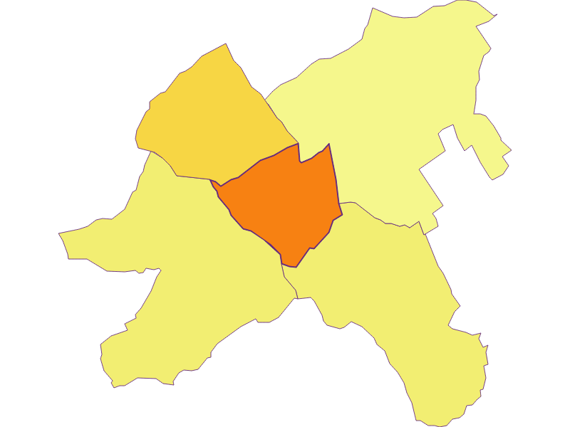 Population density in Oberpullendorf