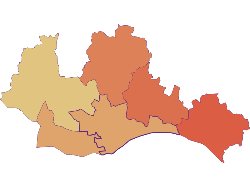 Population development since 1900 in Mureck