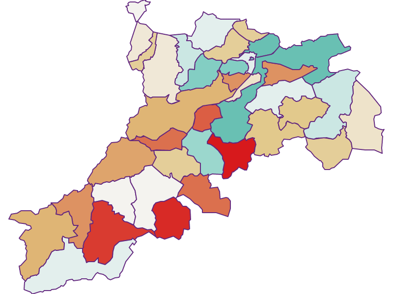 Bevölkerungsentwicklung seit 2011 in Reutte