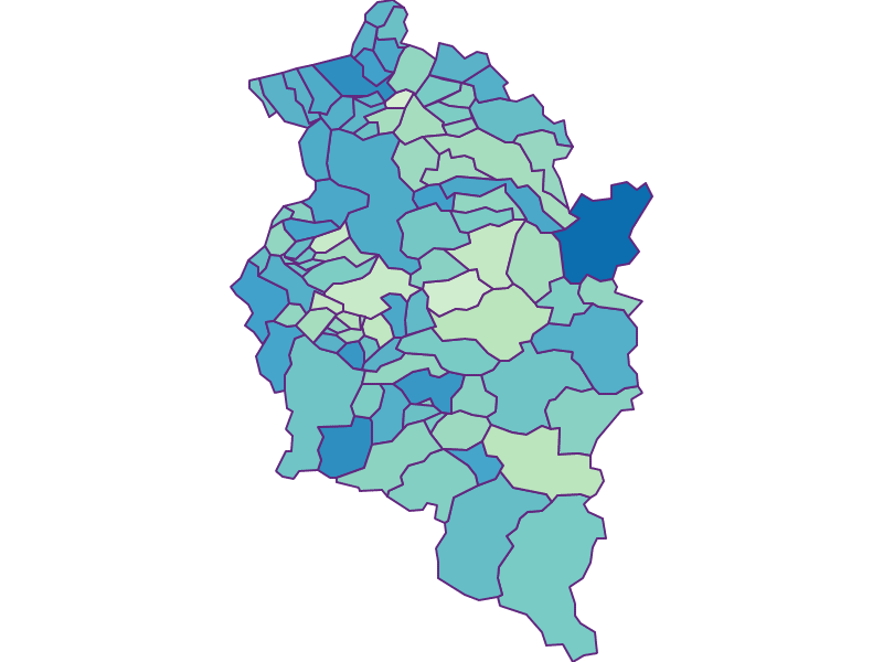 Share of foreigners in Vorarlberg