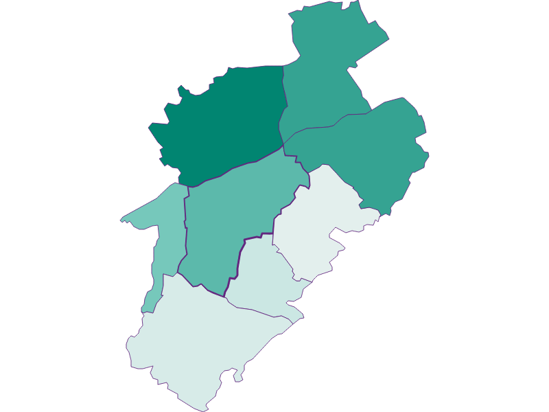 Population development since 1869 in Weißkirchen an der Traun