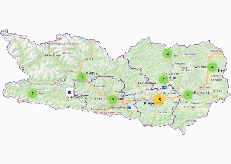 TO f. land surveying in Carinthia