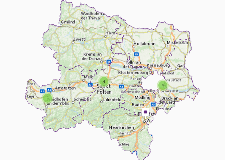 Sonstige Dienste in Niederösterreich Sonstige Dienste in Niederösterreich
