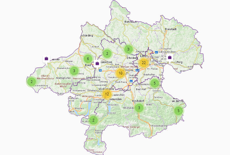 Ready-mixed concrete in Upper Austria