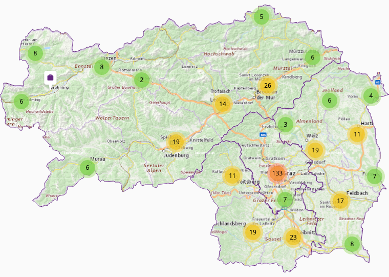 Konditorei in Steiermark