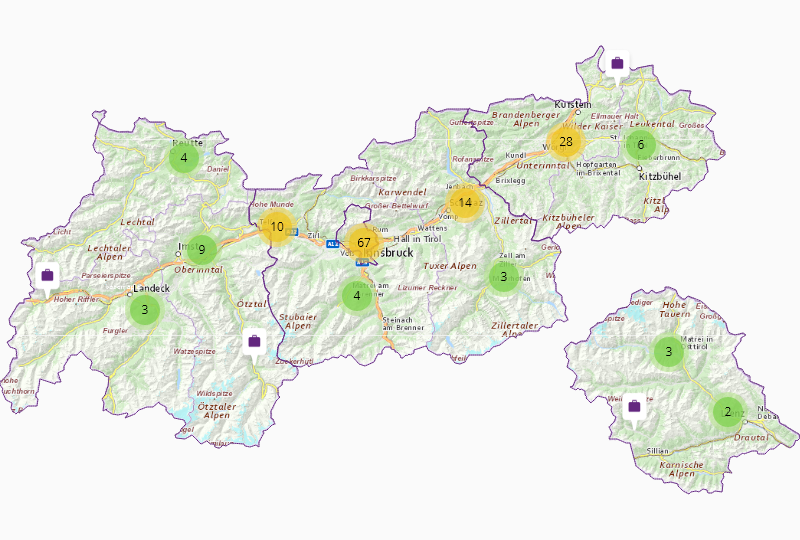 Ankündigungsunternehmen in Tirol Ankündigungsunternehmen in Tirol