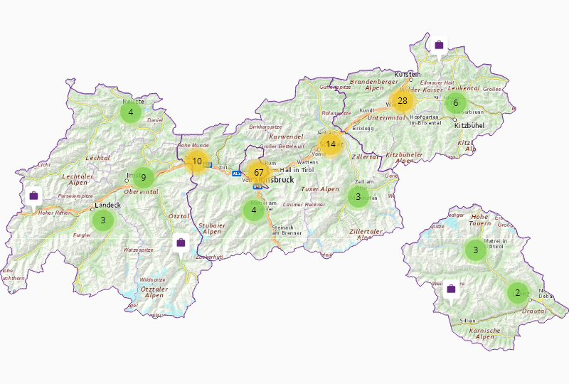 Ankündigungsunternehmen in Tirol