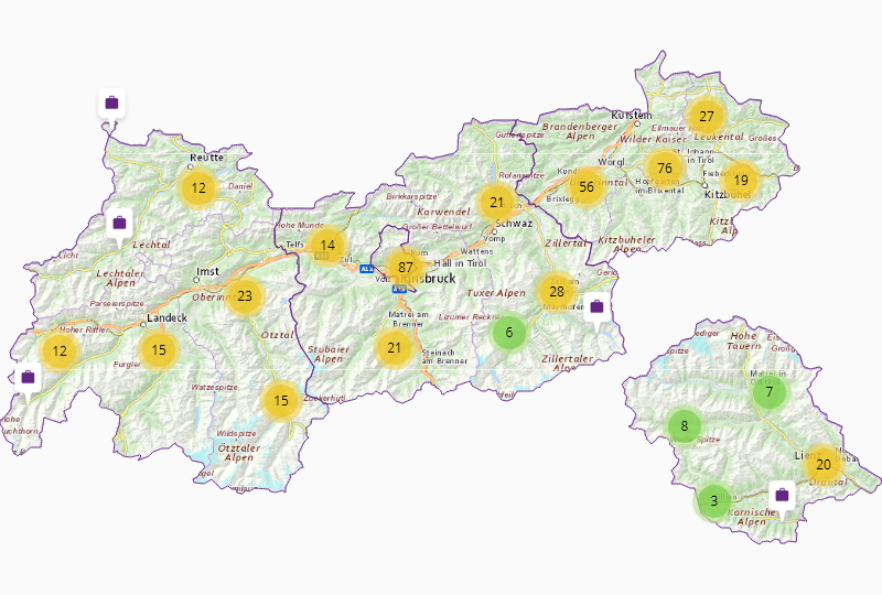 Imbissstube in Tirol