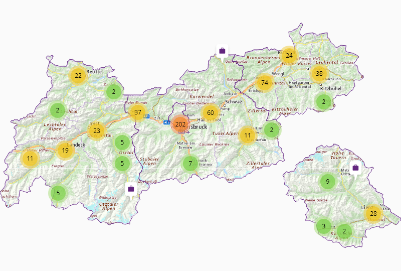 Versorgung / Recycling in Tirol