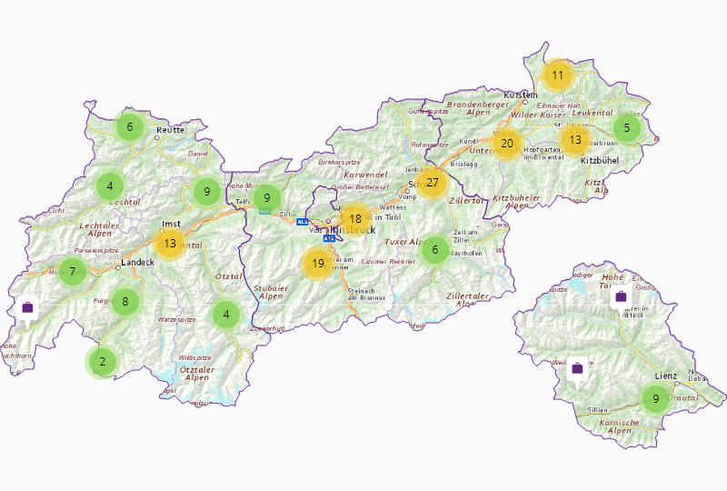 Säge- & Hobelwerke in Tirol