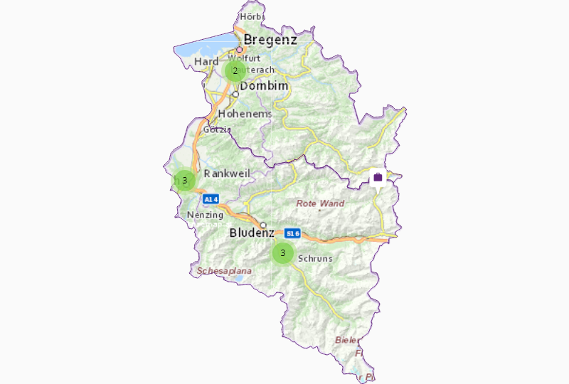 Hospitals in Vorarlberg